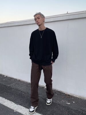 Mecha Cotton Cargo Pants (Brown)