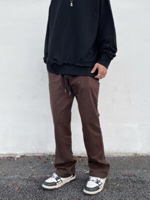 Mecha Cotton Cargo Pants (Brown)