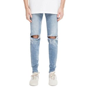 Painted Ripped Denim