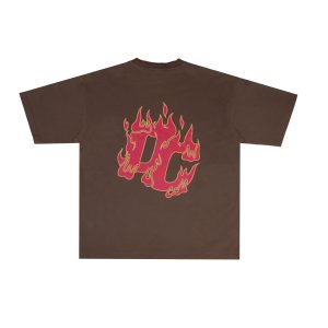 Flame Oversize Tee(Brown)